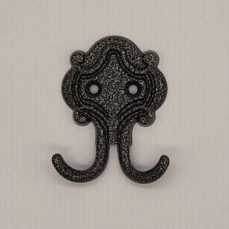 Крючок КВ1 "Точки" ант.серебро (Россия) (100)