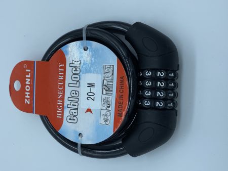 Замок велосипедный кодовый 20 М