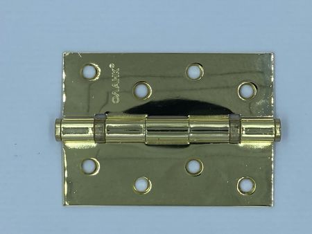 Петля дверная унив."Оланк" РВ (100*75 *2) 2ВВ (100 шт) золото