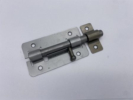 Задвижка дверная ЗД-01 б/п (20) Мет.