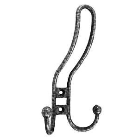 Крючок-вешалка №12 пол.серебро (30)