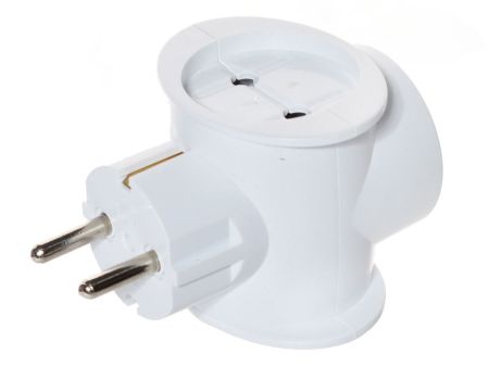 Тройник сетевой Токер ЗТ1 с заземлением 16А (50)