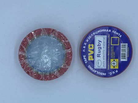Изолента ПВХ красная SVS (10,300)